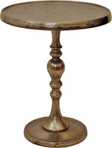 Romina Accent Table, Small, Nickel