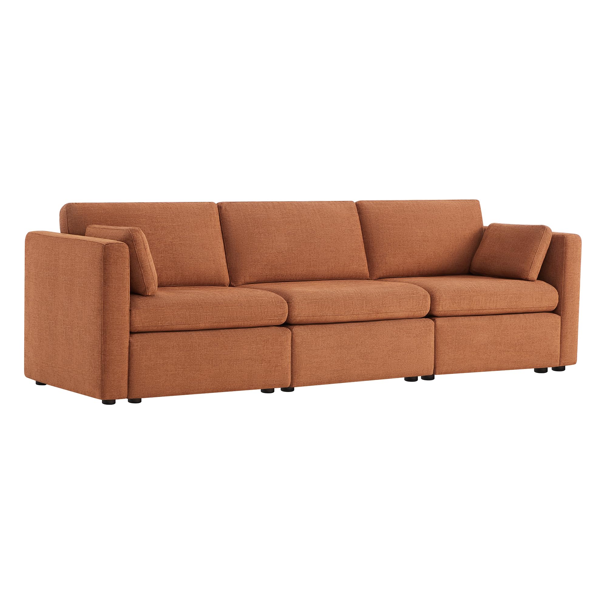 Oversized Modular Sectional Convertible Fabric Sofa Set