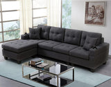 Convertible Sectional Sofa，97.2" L-Shape Sofa Couch 4-Seat Couch