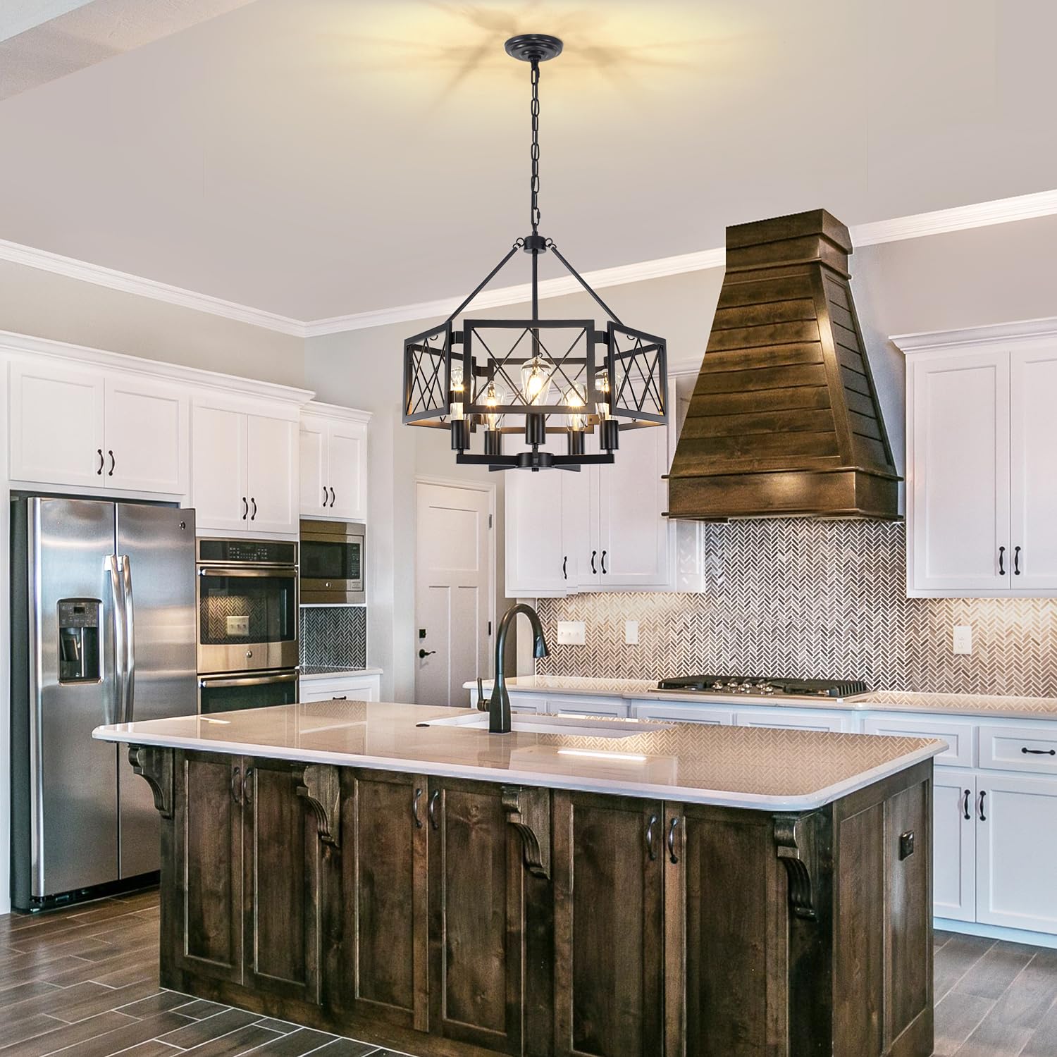 Modern Farmhouse Chandeliers Dining Room Light Fixtures