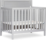 Bellport 4 in 1 Convertible Mini/Portable Crib In White, Non-Toxic Finish, Made