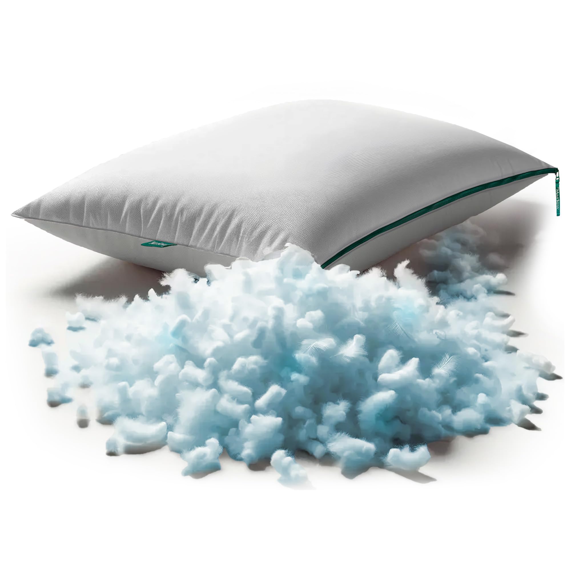 Adjustable Memory Foam Pillow by Brooklinen - Provides Back