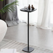 Weighted Pedestal Side Table,Modern Small Drink Tables, Square Cocktail Tables