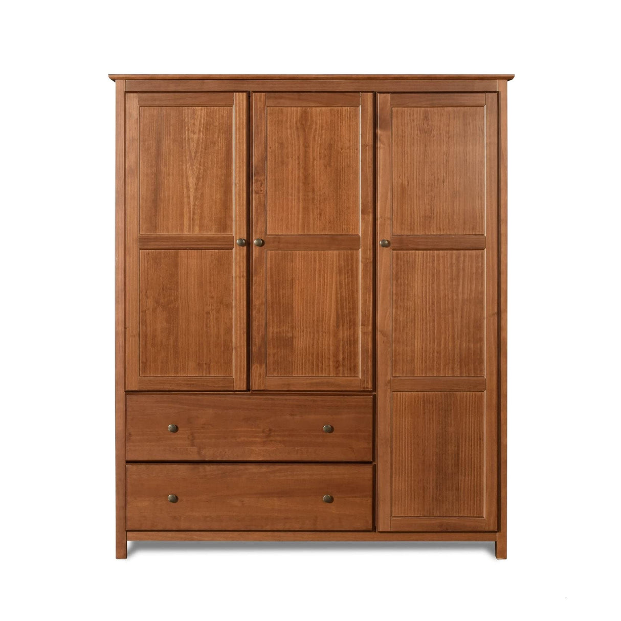 Shaker 3-Door Wardrobe, Walnut