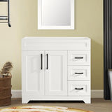 30" Modern Bathroom Vanity, Free Standing Storage Cabinet with Sink Combo Set