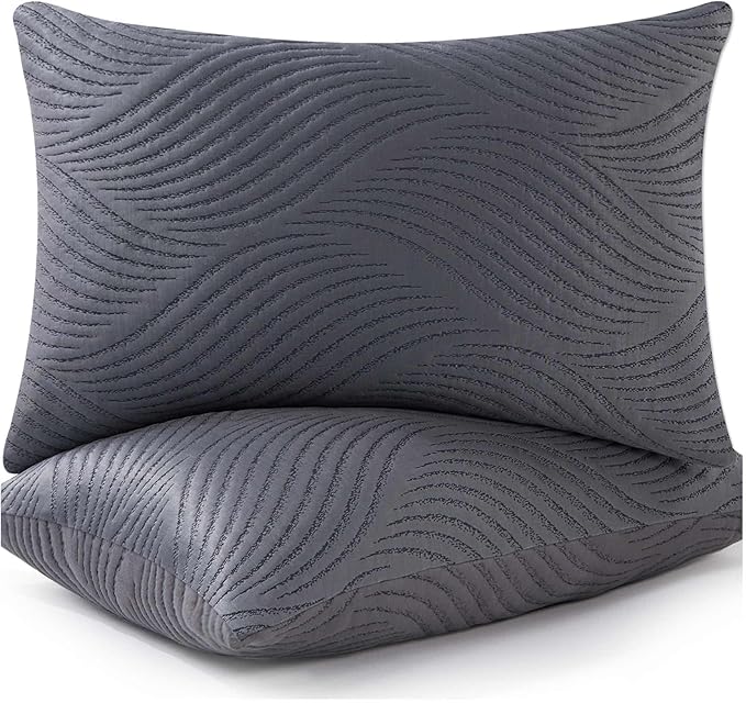 Pillows King Size Set of 2 Cooling Memory Foam Pillows for Sleeping Adjustable Firm Pillow for Back and Side Sleeper