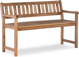 Acorn Chandler Finished Acacia Wood Outdoor Bench