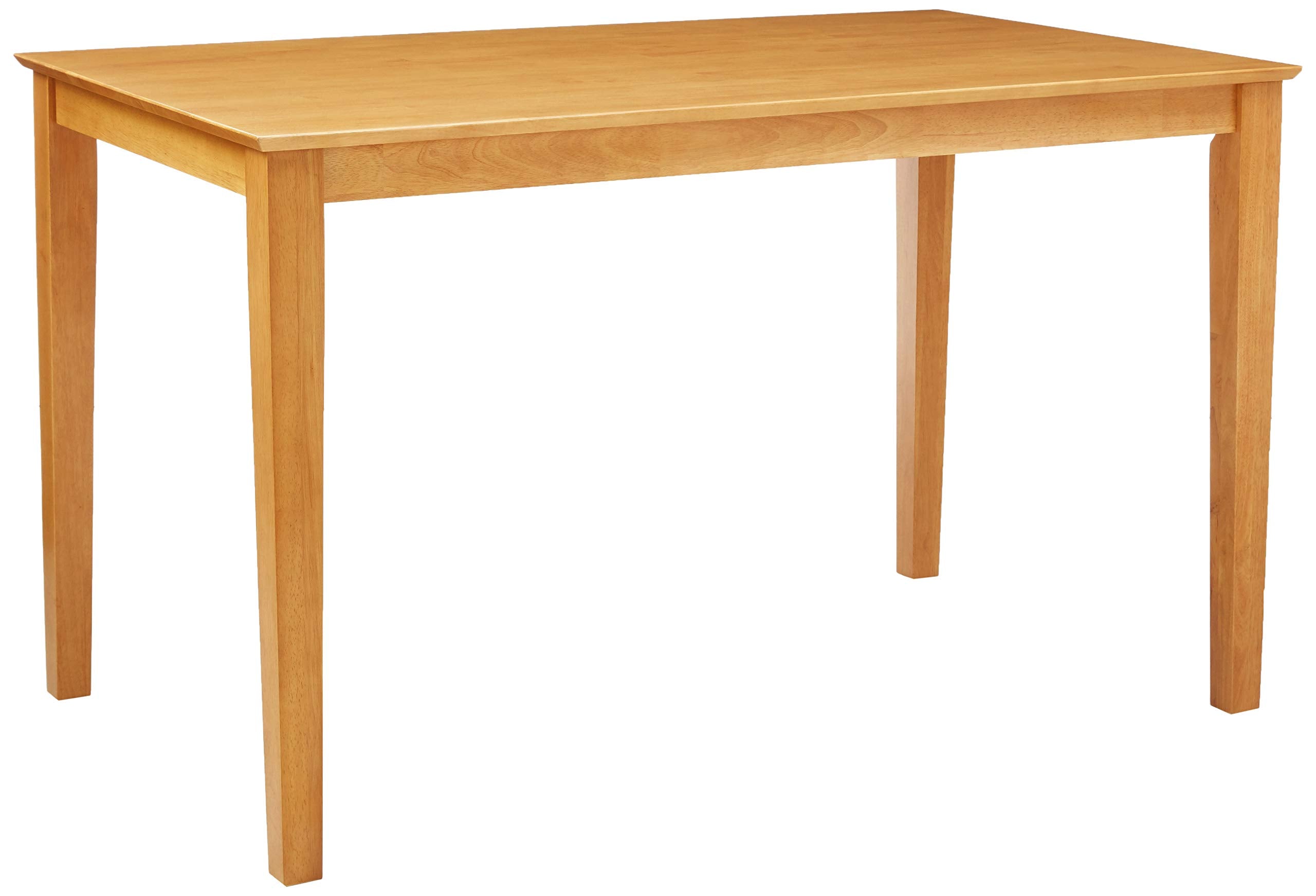 CAT-OAK-H Capri Bar Height Counter Table - a Rectangle Dinner Table Top with Sturdy Legs