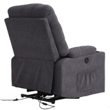 Power Recliner Chair with Heat and Vibration - Electric Recliner Chair for Elderly/Lazyboy