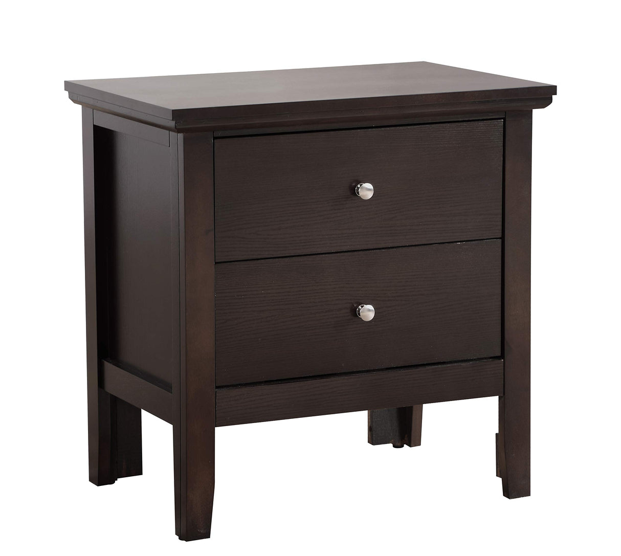 Primo 2 Drawer Nightstand in Espresso