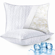 Cooling Pillows Queen Size Set of 2, Shredded Memory Foam Pillows