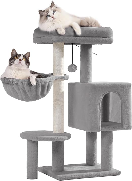 Cactus Cat Tree 34 Inches Cute Cat Tower with Padded