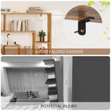 Bookshelf, Bookcase with Open Display Storage Shelves, Display Shelf