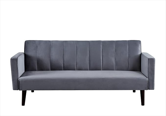 Container Furniture Direct Regal Modern Convertible Full Out Futon Sofa Compact Channel