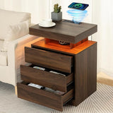 Rustic Brown Nightstand