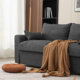 Loveseat Sofa 2 Seater and 3 Seater Modern Couch, Fabric Couch