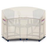 Tall Adirondack Chairs Set Cover,Waterproof Covers for Tall Adirondack Chair Set of 2