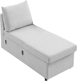 L Shaped Convertible Sleeper Sofa Bed, 84" Sectional Couch for Living Room - Dual USB