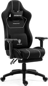 Gaming Chair Tech Fabric with Pocket Spring Cushion, Ergonomic Computer Chair