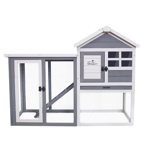 Chicken Coop Cage, Large Hen House with Run Outdoor Poultry Cage for 8-10 Chickens, Super Large (XX-Large)