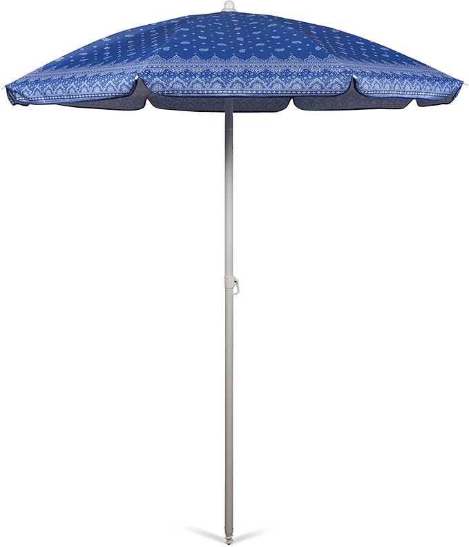 Outdoor Canopy Sunshade Beach Umbrella 5.5', Small Patio Umbrella
