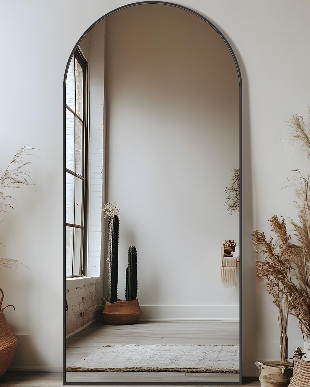 Arched Floor Mirror Freestanding, Floor Standing Mirror