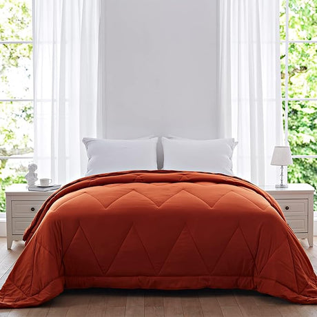 Comforter Duvet Insert - Quilted Comforters Queen Size, All Season Duvet