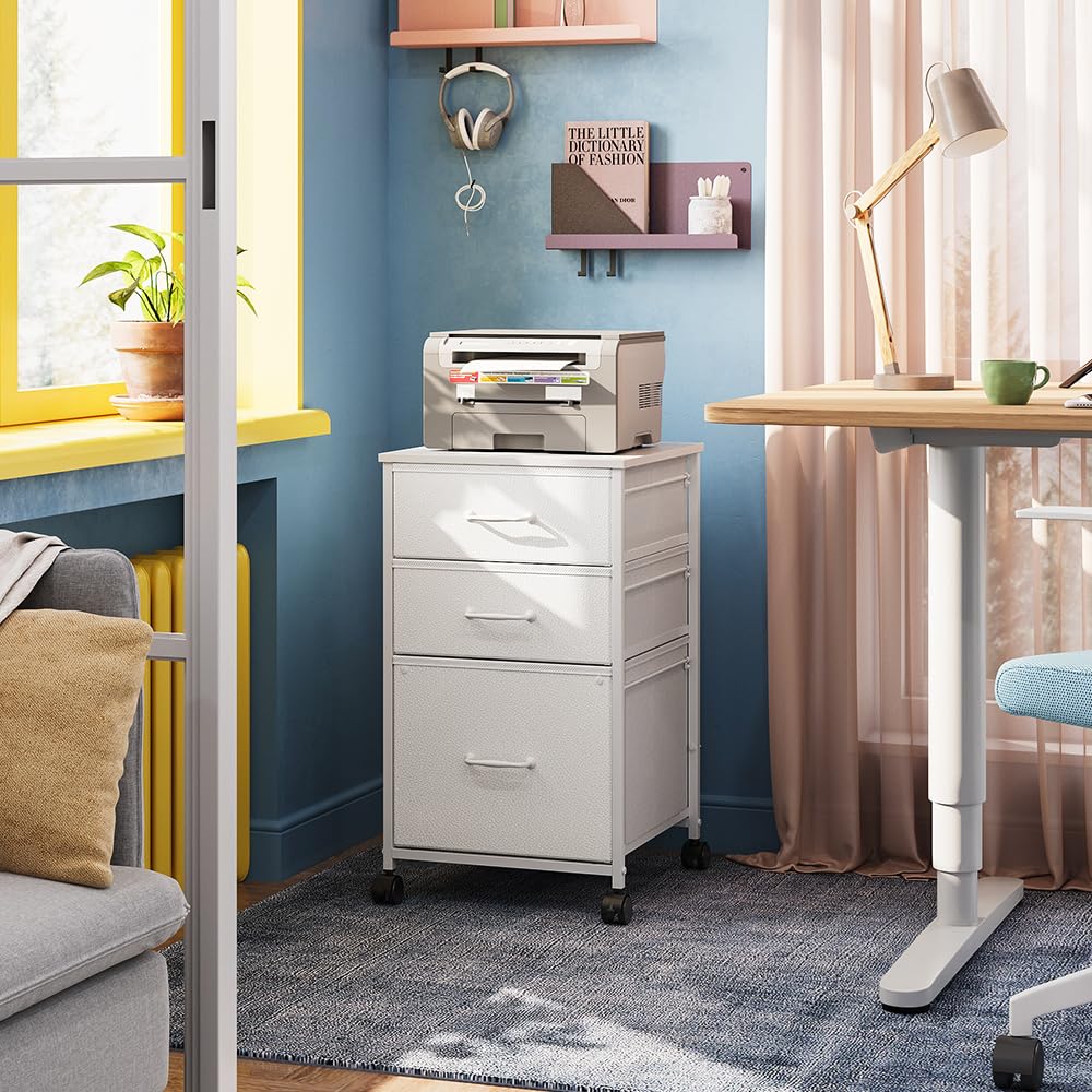 Mobile File Cabinet, Rolling Printer Stand