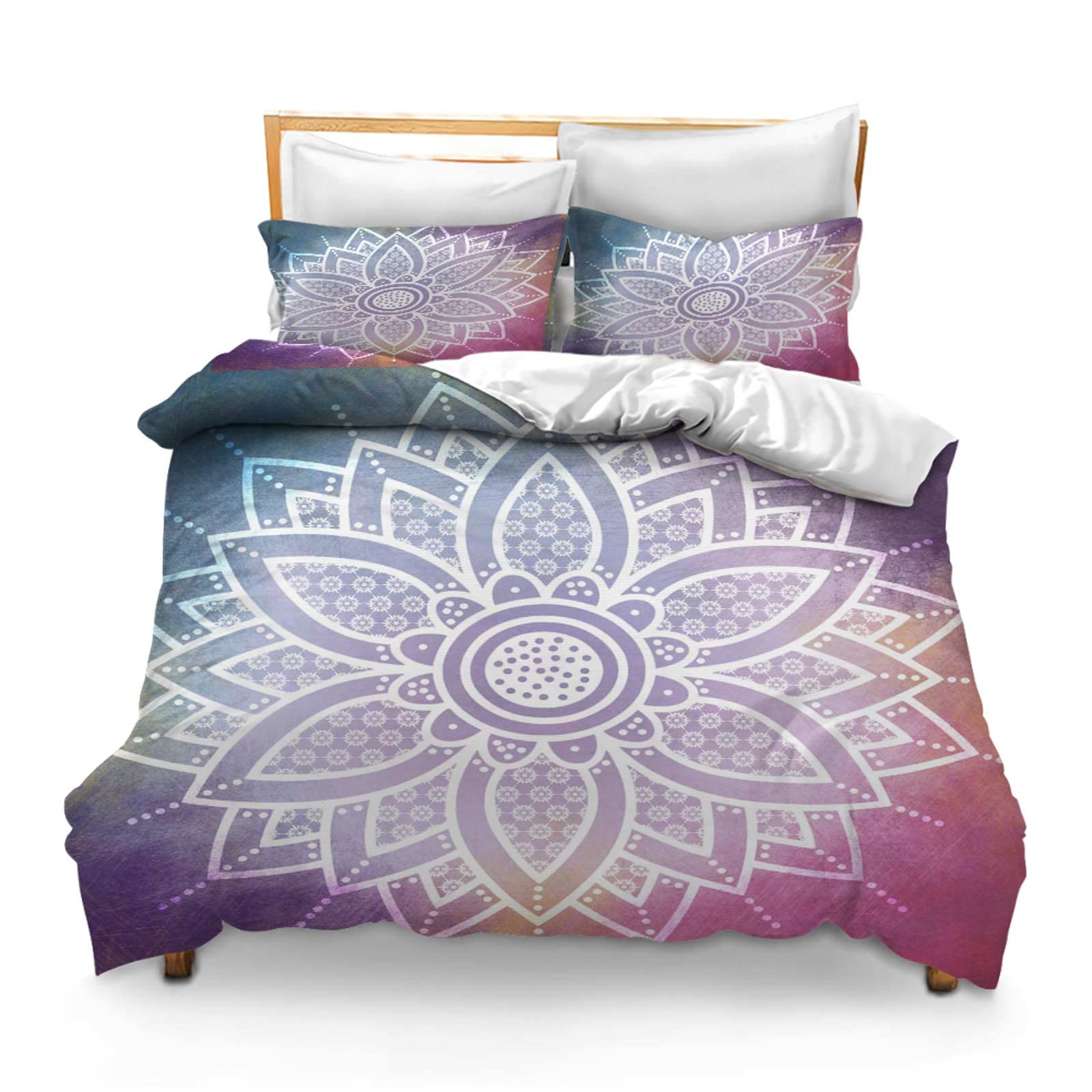 Printed Comforter Cover Set Twin Mandala Mandala Design Zen Hippie Boho Festival