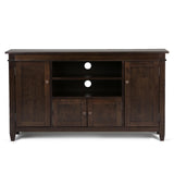 SOLID WOOD Universal TV Media Stand, 54 Inch Wide, Contemporary, Living Room