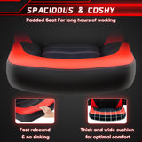 Ergonomic Gaming Chair with Flip-Up Arms and Adjustable Height