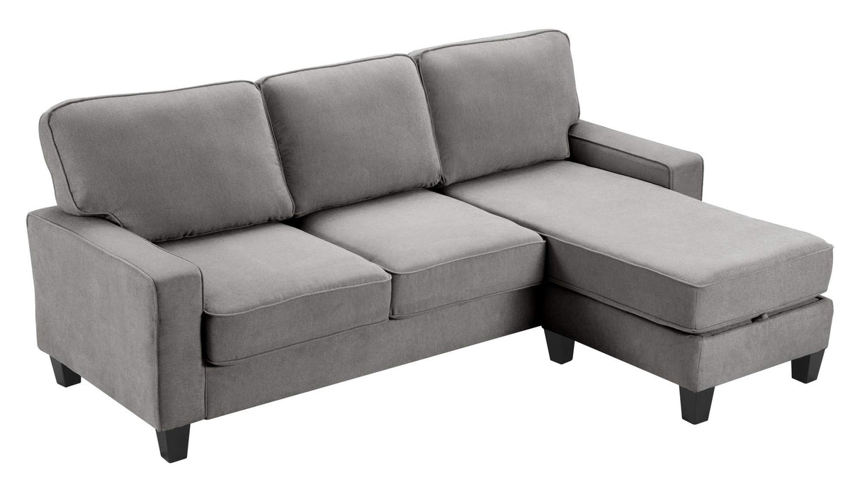 UPH10135D Palisades Sofas with Storage Modern Design, Track Arms, Foam-Filled Cushions