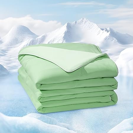 Cooling Comforter Queen Size - Q-Max 0.45 Double Sided Cooling Blanket for