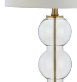 JYL1070A-SET2 Set of 2 Table Lamps Bella 27" Glass Triple-Sphere LED Table Lamp