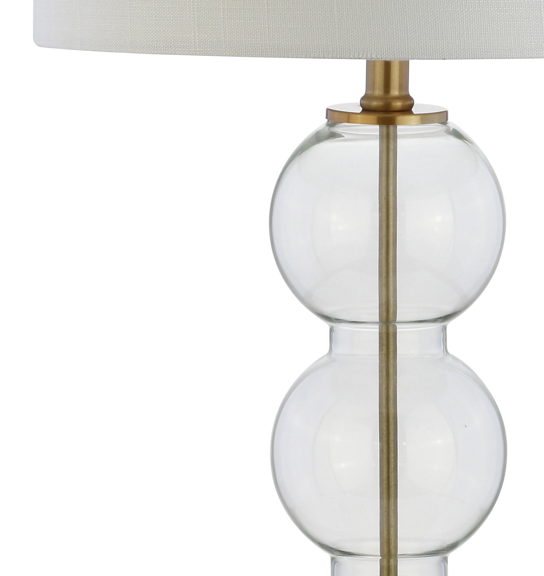 JYL1070A-SET2 Set of 2 Table Lamps Bella 27" Glass Triple-Sphere LED Table Lamp