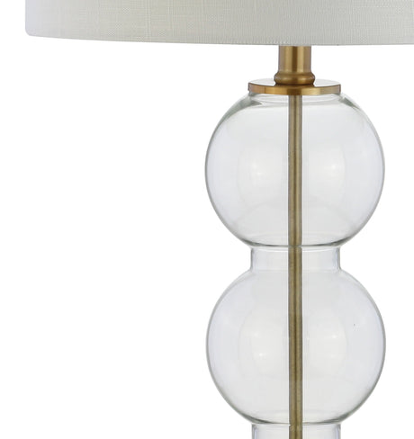 JYL1070A-SET2 Set of 2 Table Lamps Bella 27" Glass Triple-Sphere LED Table Lamp