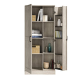 Miscellaneous Swing Out Door Storage pantry cabinets, L: 32.17" x W: 17.13" x H: 72.09"