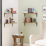 Arras 24"x8" Floating Shelves for Wall Storage, Wall Bookshelf for Living Room Decor