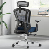 Ergonomic Office Chair with Footrest, Mesh Office Desk Chair with Headrest