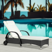 3 Pieces Outdoor Chaise Lounge Chairs Set Outdoor Pool Lounge Chairs Set of 2 Patio