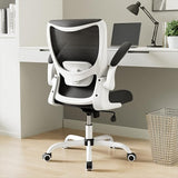 Office Chair, Ergonomic Desk Chair with Adjustable Lumbar Support and Flip up Armrest