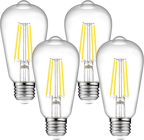 Dimmable Vintage LED Edison Bulbs, 6W, Equivalent 60W, 700lm, Warm White 2700K