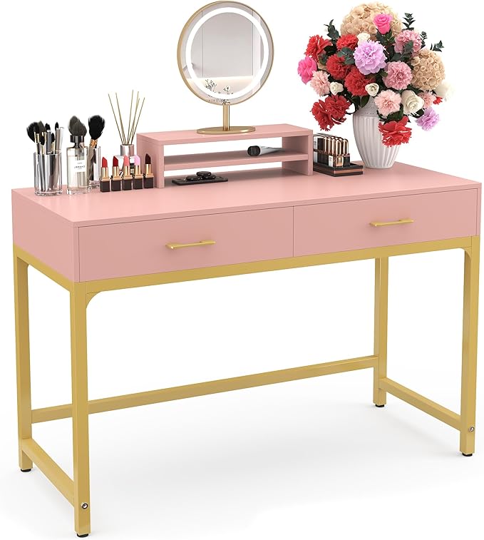 Computer Gaming Desk Office - Study Writing Desk with Drawer for Teen
