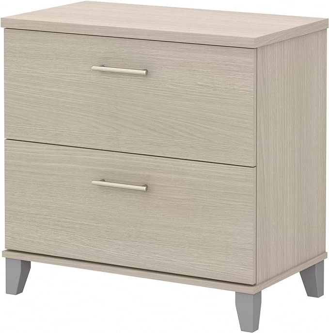 Somerset 2 Drawer Lateral File Cabinet in Sand Oak