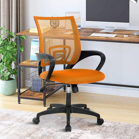 Mesh Computer Chair Home Office Chair Ergonomic Desk Chair with Lumbar Support&