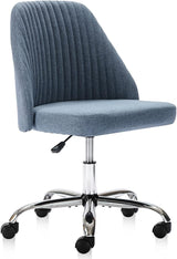 MCQ Office Desk Chair, Modern Cute Rolling Vanity Swivel Task Chairs with Wheels