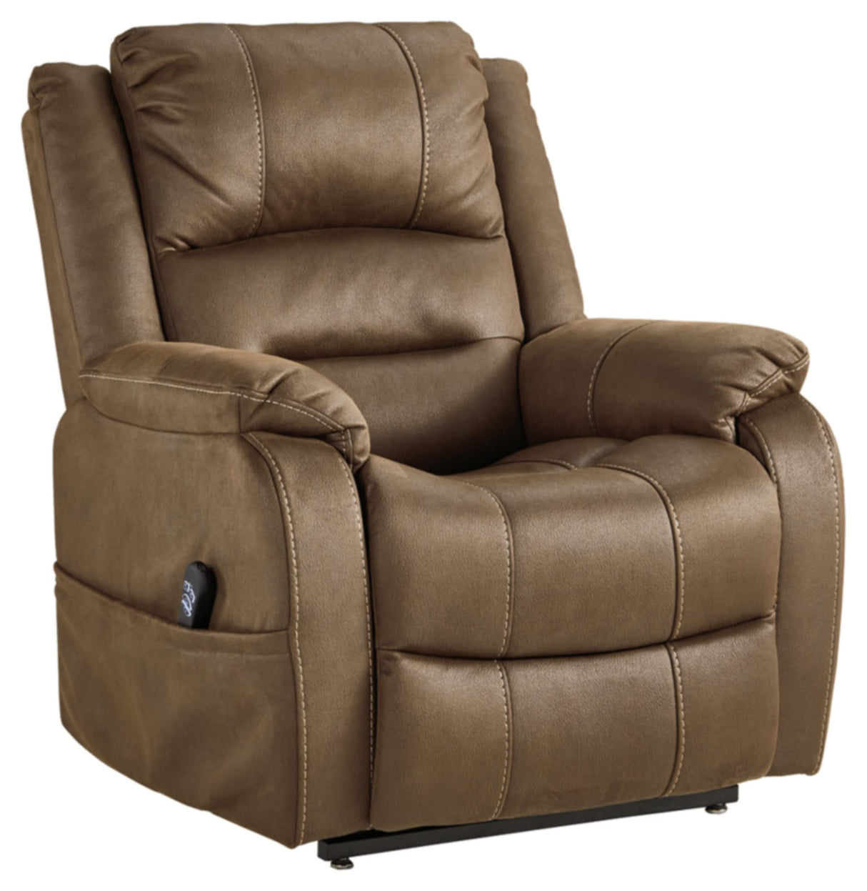 Whitehill Faux Leather Power Lift Recliner, Brown