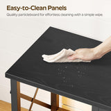 TV Stand with LED Lights - 50 Inch Entertainment Center with Storage