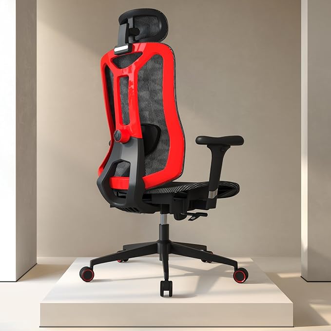 Ergonomic Office Chair: Seat Depth Adjustable Office Chair with 3D Lumbar Support