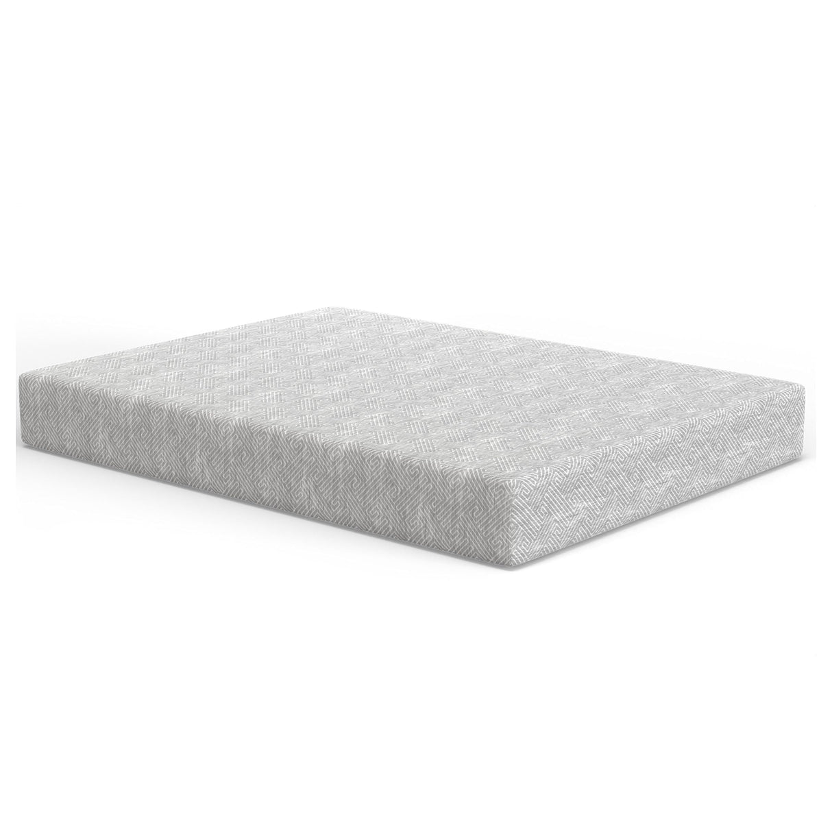 Heather Grey Gel Memory Foam Mattress, CertiPUR-US and Oeko-TEX Certifed Bed-in-a-Box